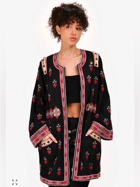 Ulla Johnson Embroidered Cotton Jacket